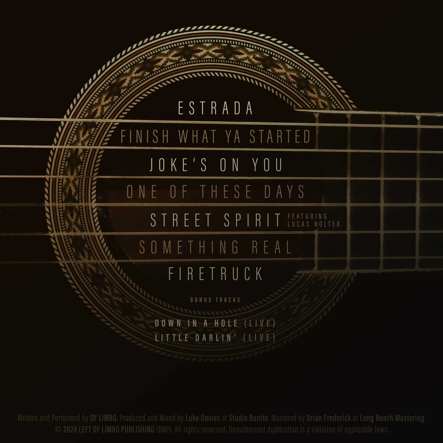 OF LIMBO: UNPLUGGED (signed)